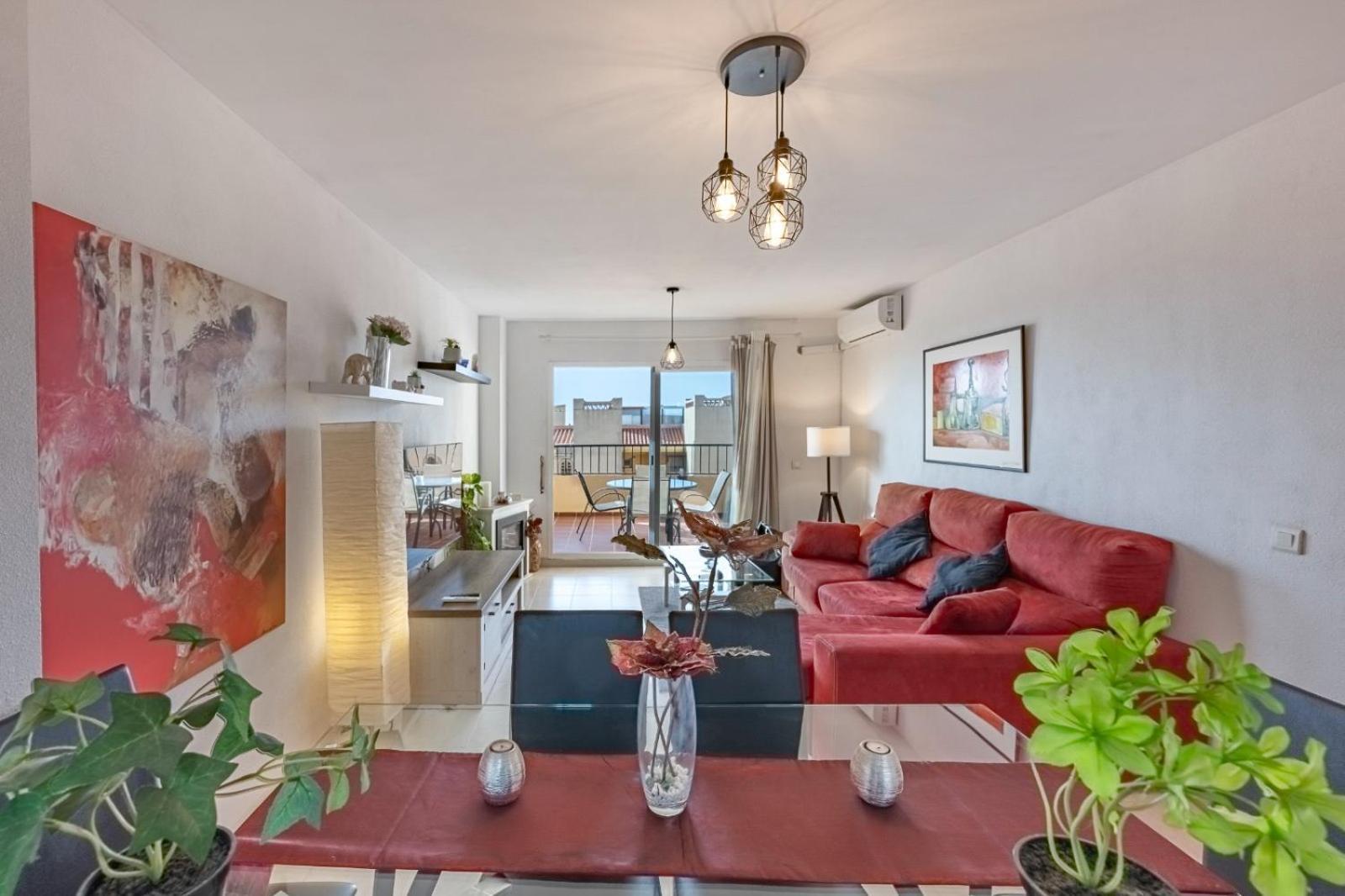 Apartamento Acogedor Con Vista Al Mar Malaga Bagian luar foto