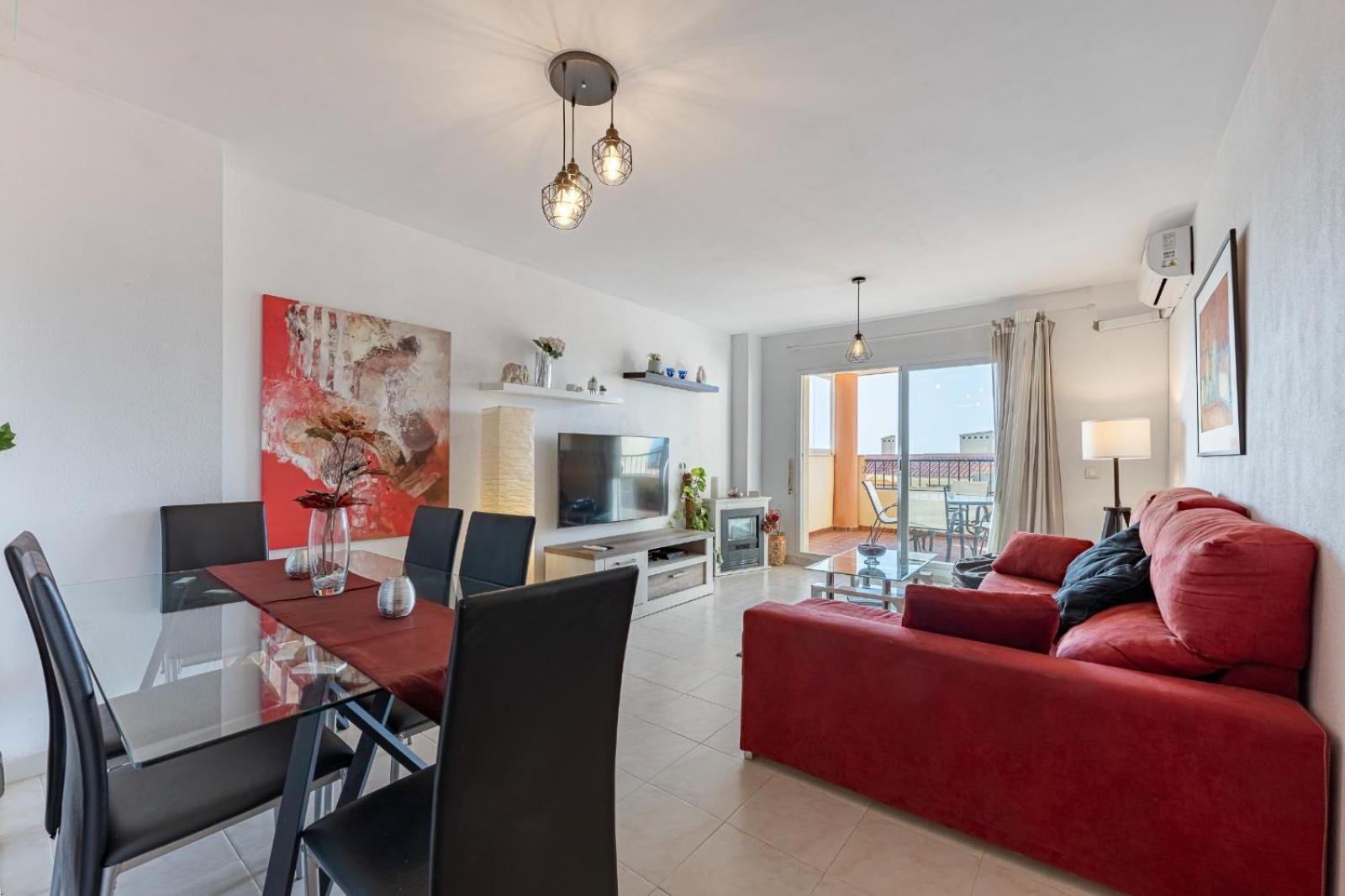 Apartamento Acogedor Con Vista Al Mar Malaga Bagian luar foto